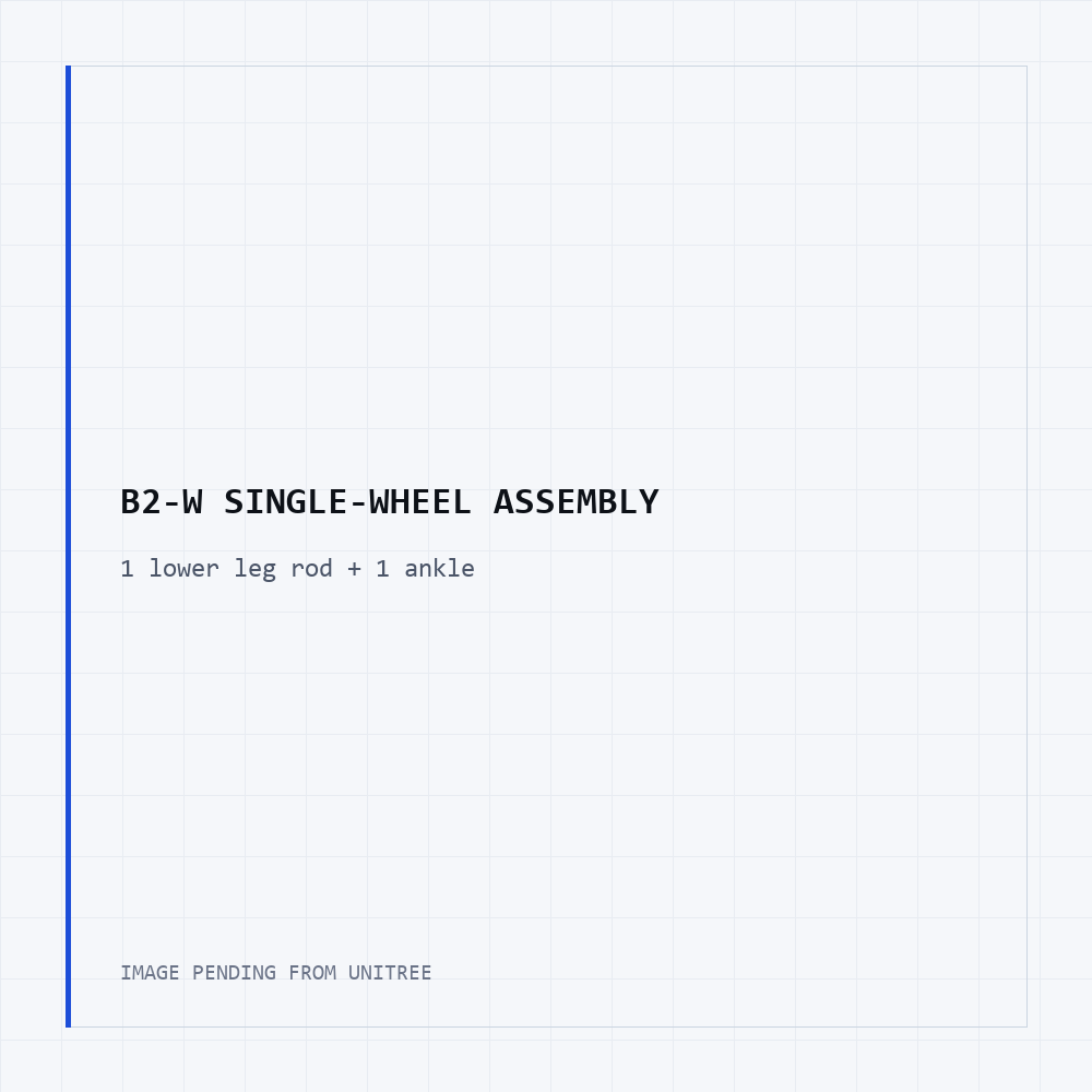 B2-W Single-Wheel Assembly