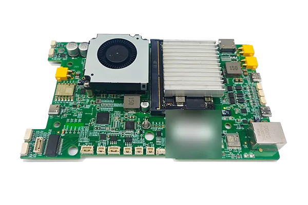 TX-1 robot brain board with cooling fan and heatsink